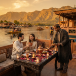 Kashmir luxury packages 2026 - private Wazwan dinner on luxury houseboat at Dal Lake