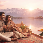 Kashmir packages for couples from Delhi - romantic couple enjoying houseboat sunset on Dal Lake with Nature Connect Travels