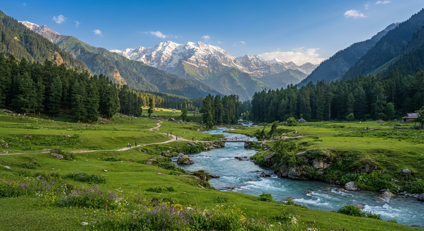 Kashmir tour package from Kochi 2026 - Betaab Valley Pahalgam