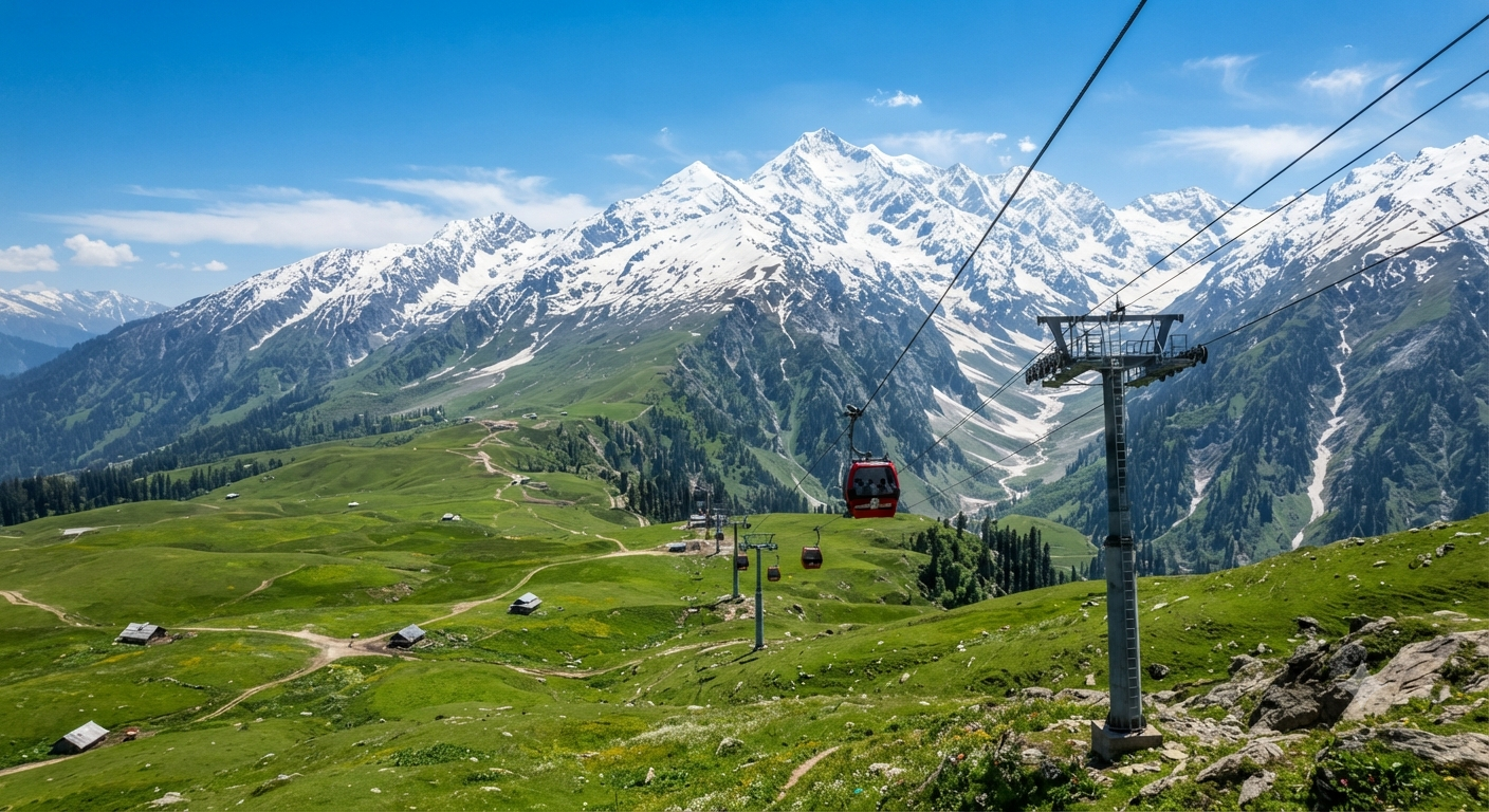 Kashmir tour package plan 2026 - Gulmarg Gondola ride