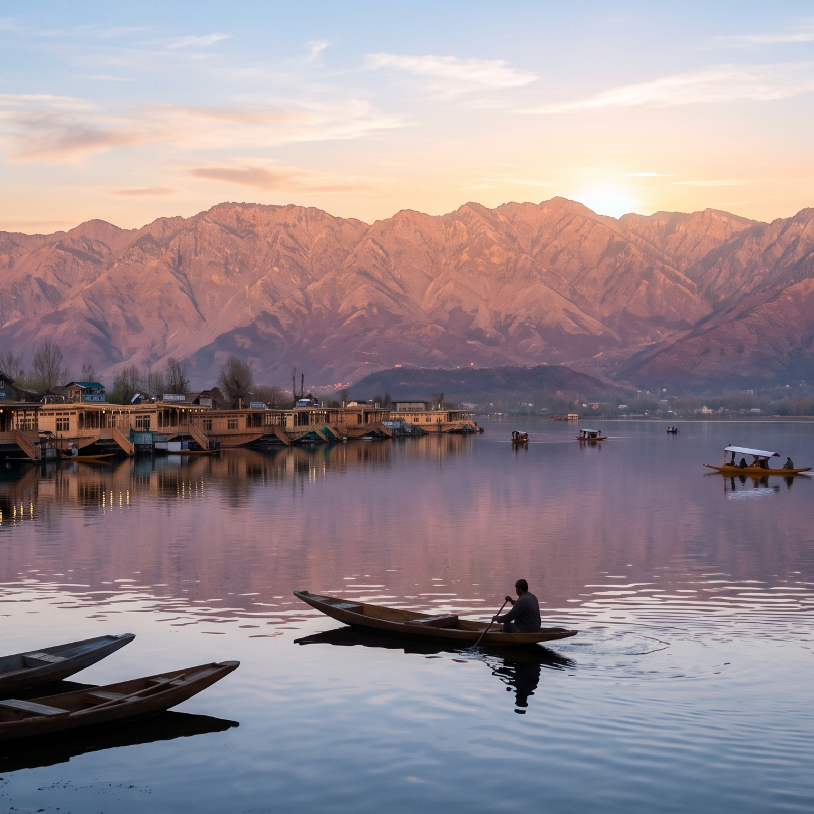 Kashmir travel guide 2026 - Dal Lake sunrise view