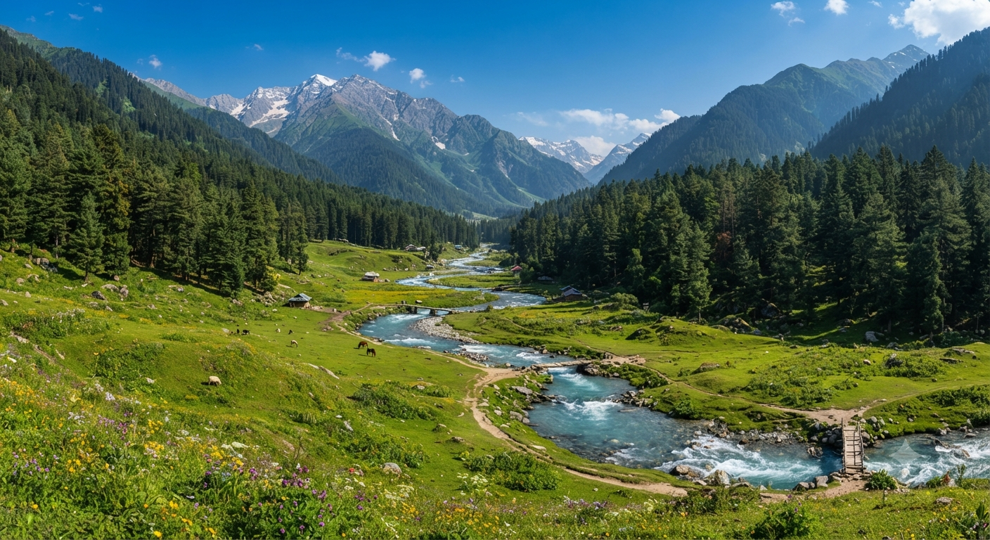 Kashmir travel guide 2026 - Pahalgam valley view