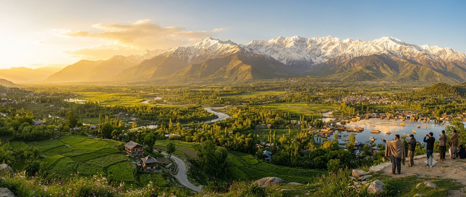Is Kashmir Safe for Tourists Now? 2026 Safety Guide & Travel Tips 8 Is Kashmir safe for tourists now - breathtaking Kashmir valley landscape showing safety and tourism 2026