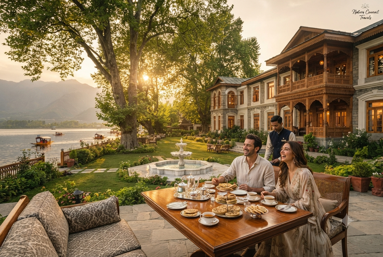 Premium Kashmir holiday packages 2026 - Heritage property stay experience