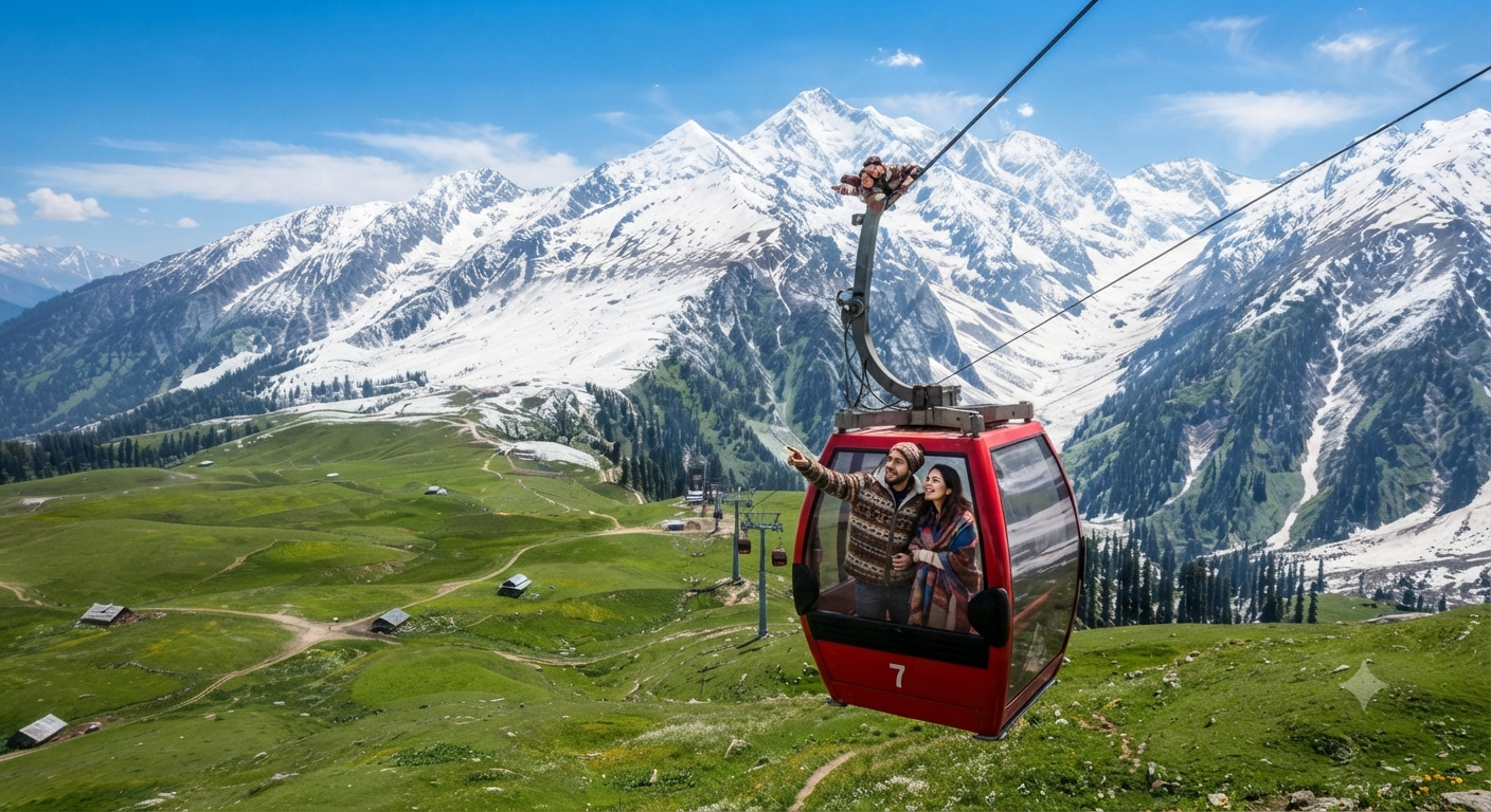 Premium Kashmir holiday packages 2026 - Luxury Gulmarg Gondola experience