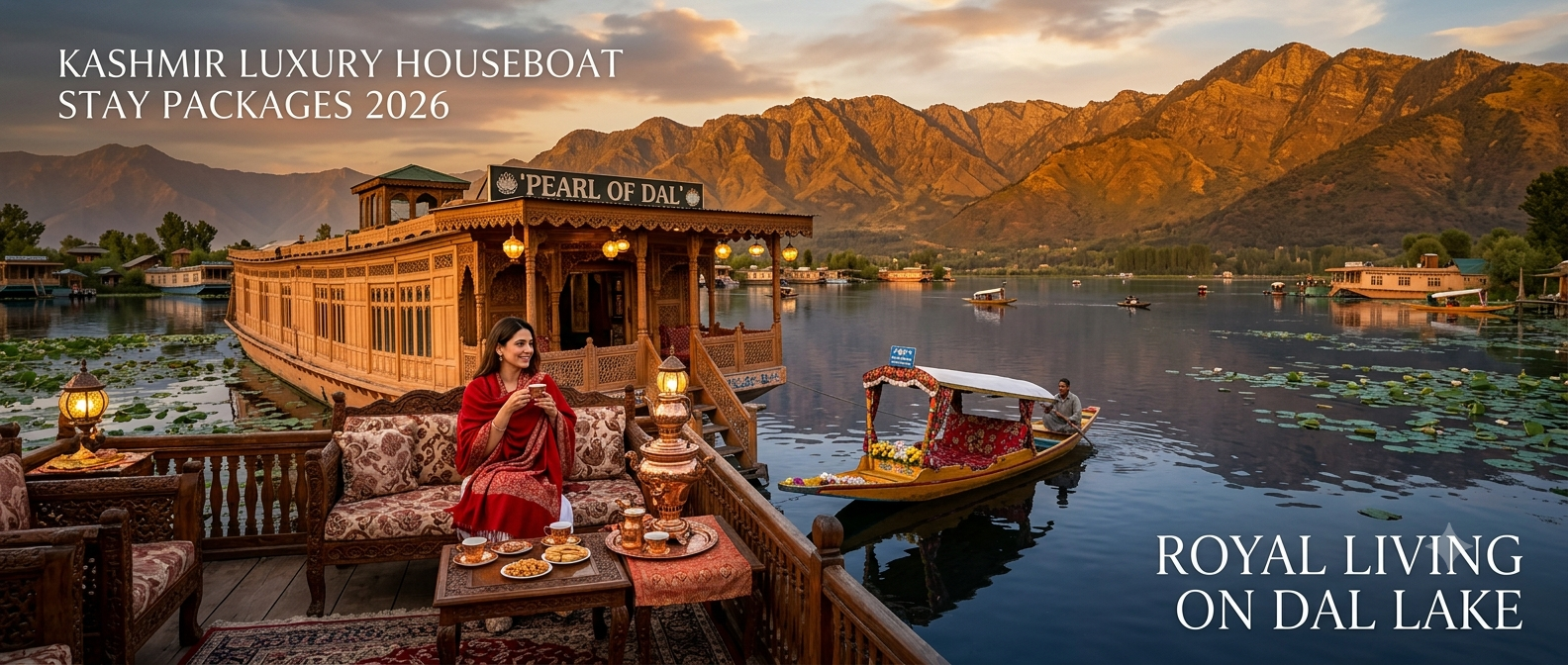 Kashmir Luxury Houseboat Stay Packages