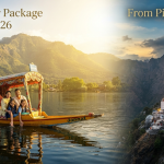 Kashmir family tour package with Vaishno Devi - family package comparison infographic