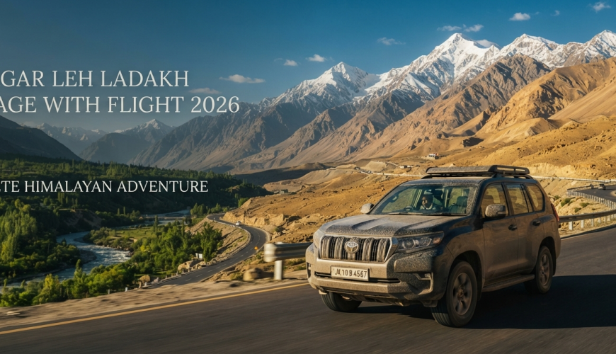 Srinagar Leh Ladakh package with flight - complete Himalayan tour with flights included