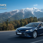 Srinagar to Gulmarg cab charges - comfortable sedan on scenic highway with mountain views Nature Connect Travels
