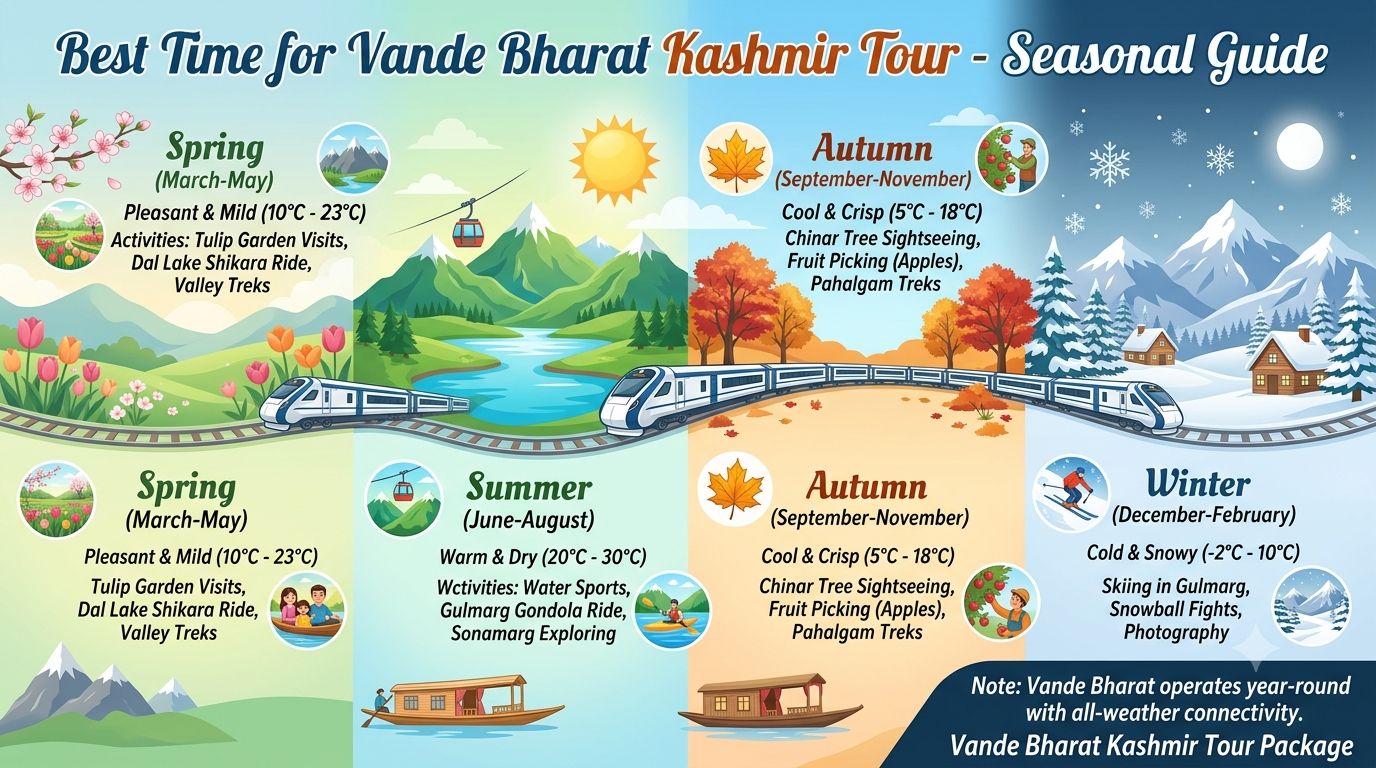 Vande Bharat Kashmir tour package