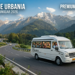 Book Force Urbania from Jammu to Srinagar - luxury tempo traveller on the scenic Jammu-Kashmir highway with Nature Connect Travels