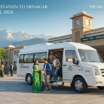 Jammu railway station to Srinagar Urbania rental - luxury tempo traveller at Jammu Railway Station with Nature Connect Travels