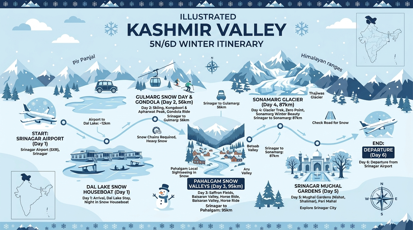 Jammu Kashmir Winter Package 2026 | Nature Connect Travels ₹9,200+ 9 Jammu Kashmir Winter Package