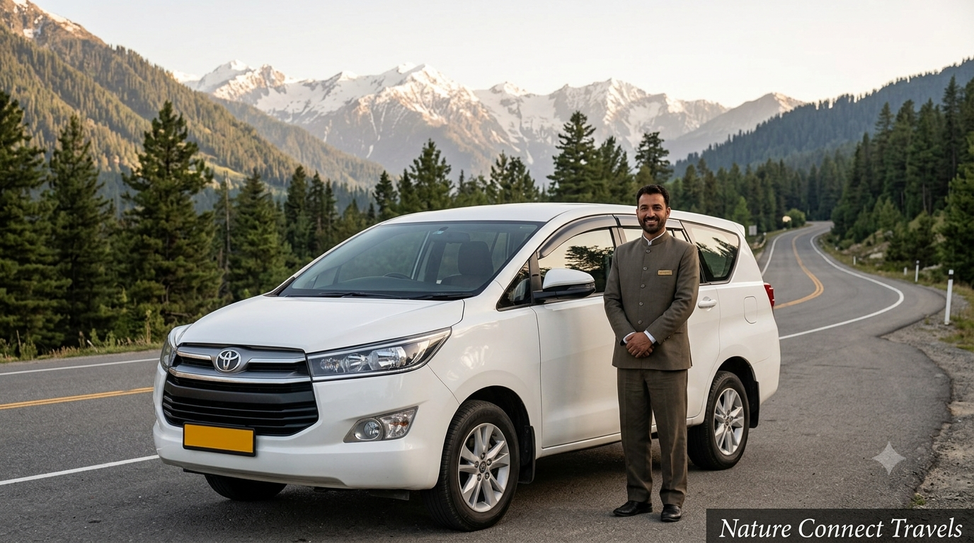 Innova cab in Kashmir