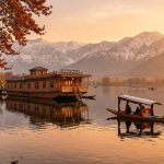 Kashmir 6 nights 7 days package by Nature Connect Travels showing Dal Lake houseboat and Himalayan peaks