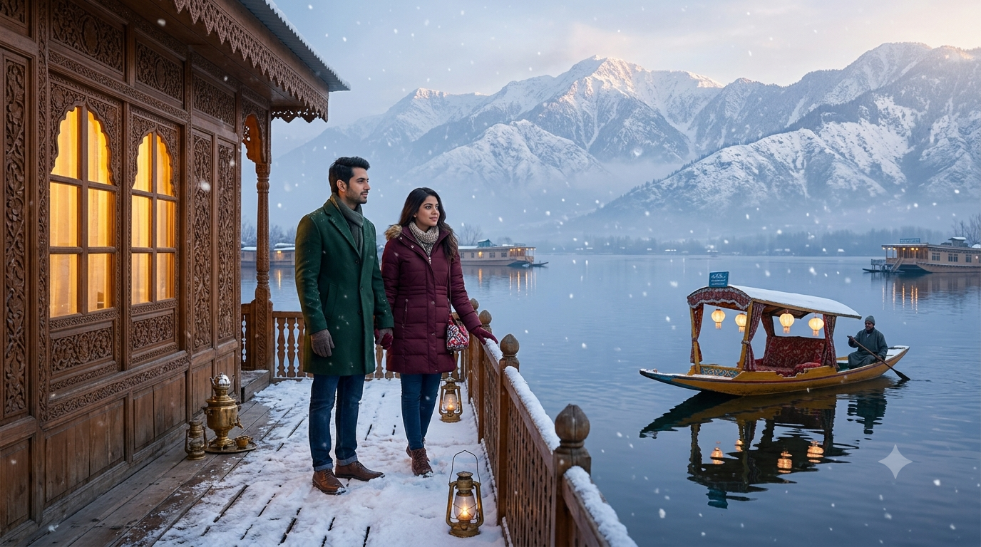 Kashmir winter tour packages for couples from Kolkata