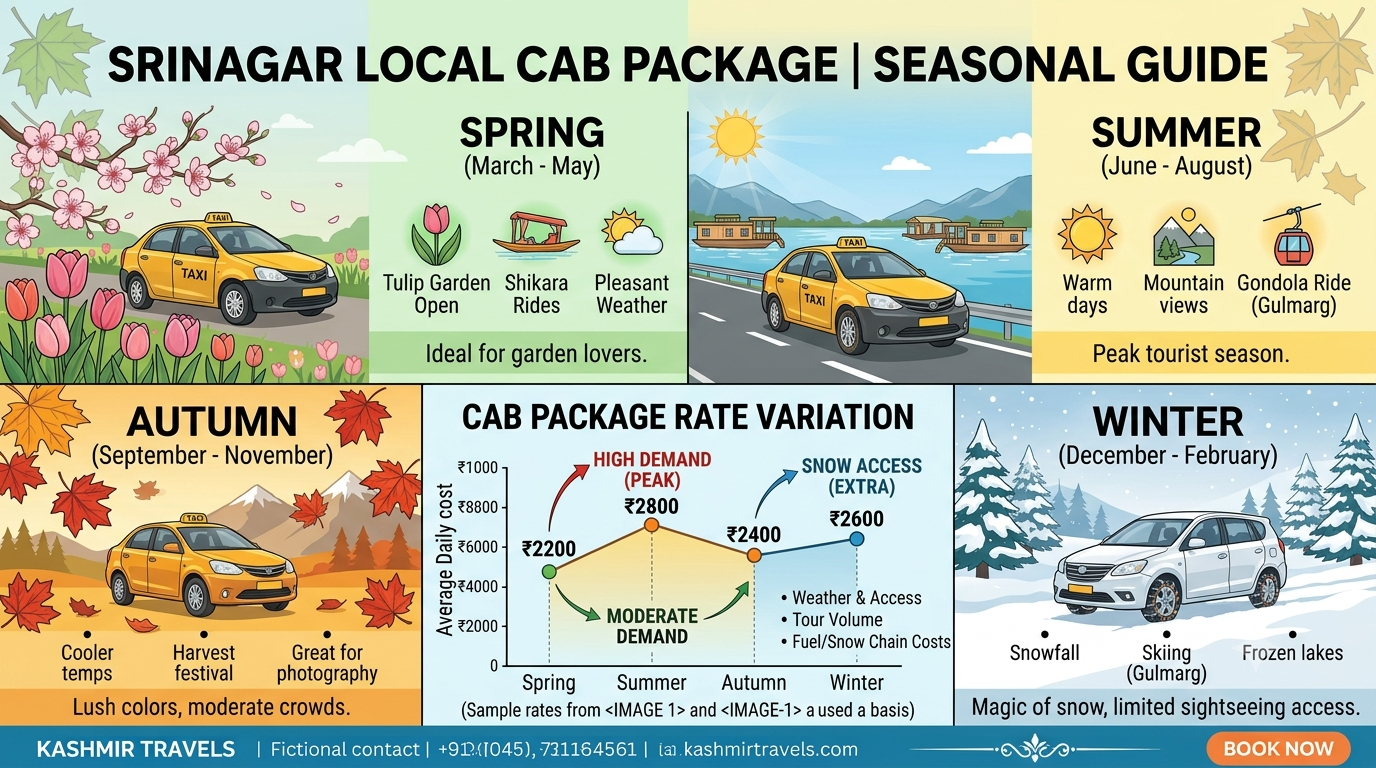 Srinagar Local Cab Package